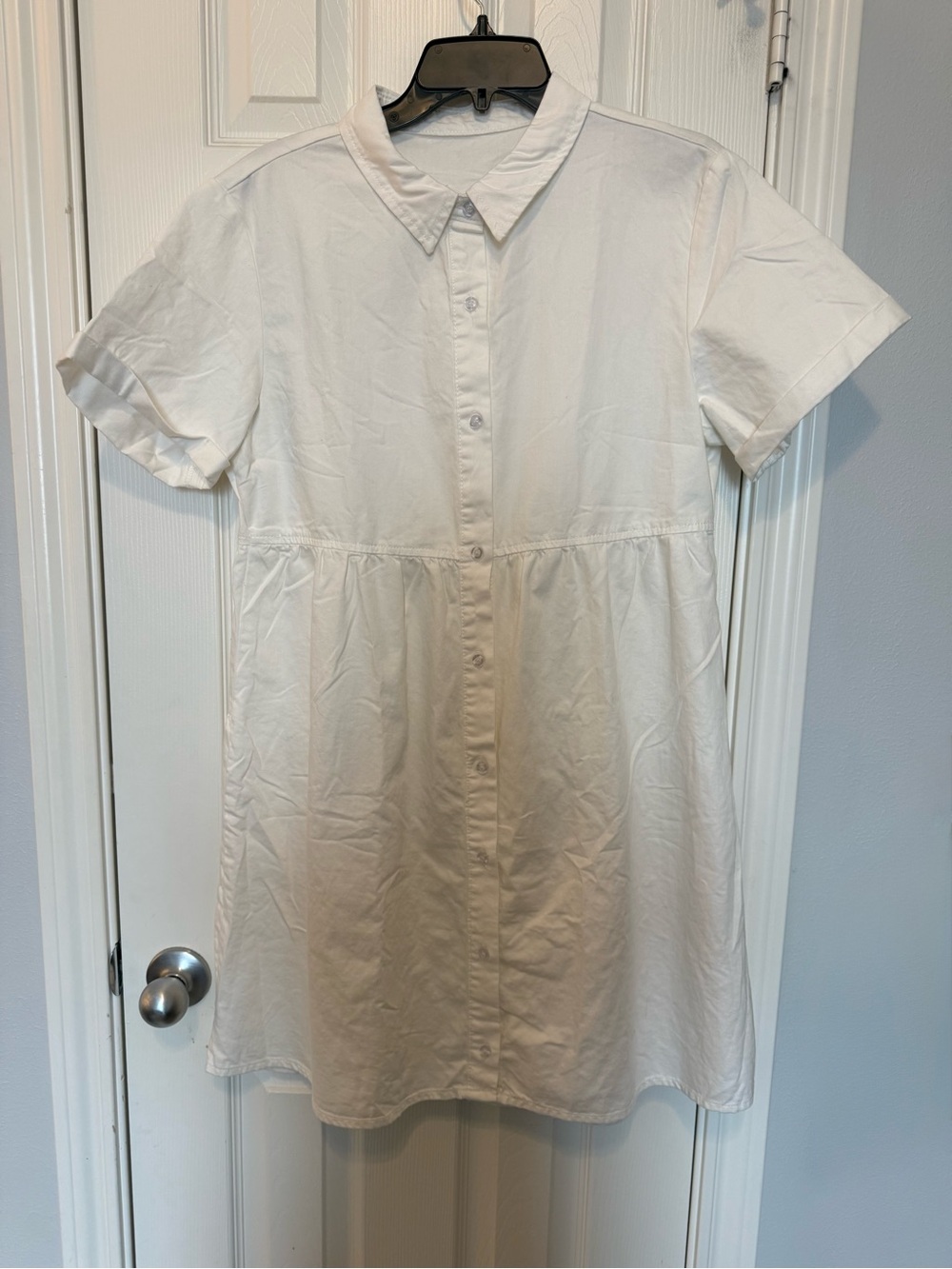 BUNDLE (2) Amazon Women's Short-Sleeve Button-Front Mini Dress - Picture 5 of 6